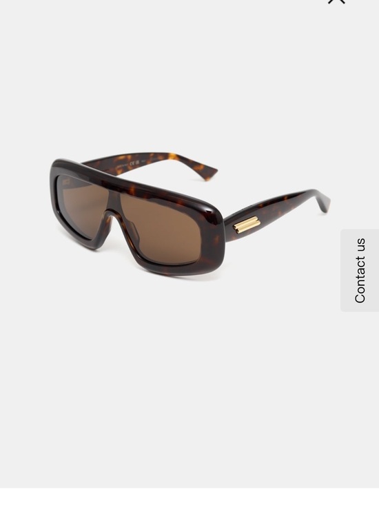 Accessories - Boteega veneta  Shield Sunglasses with Gold Accent